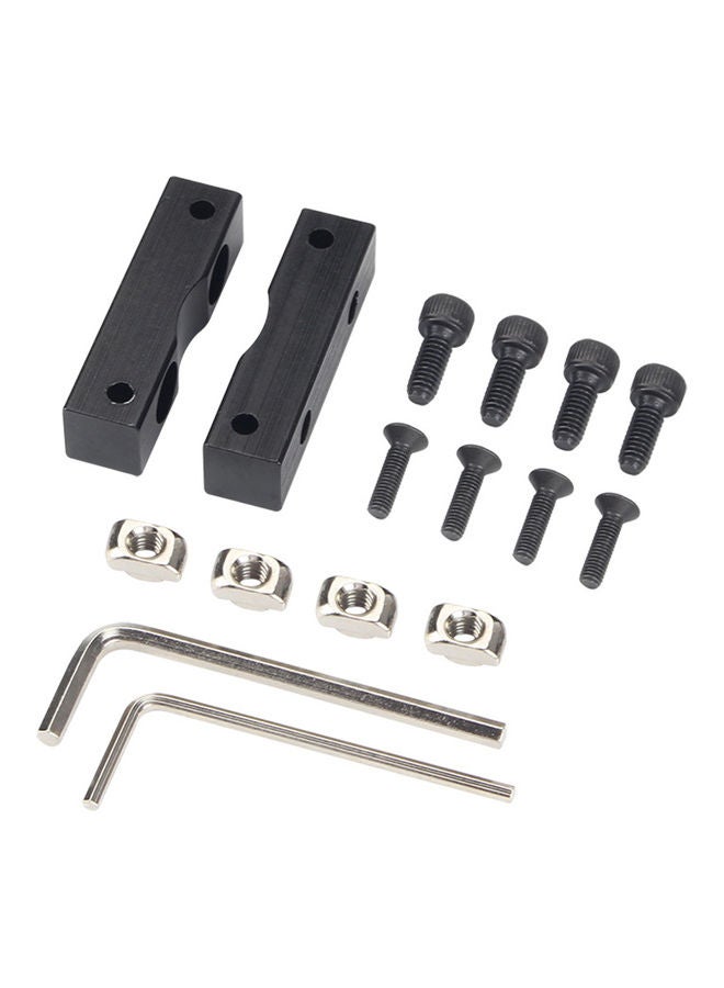 Z Axis Stepper Motor Mount Block 3D Printer Upgrade Kit Black - Image 1