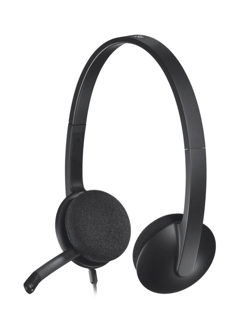 Logitech - Renewed - H340 Usb Computer Headset Black - Image 1