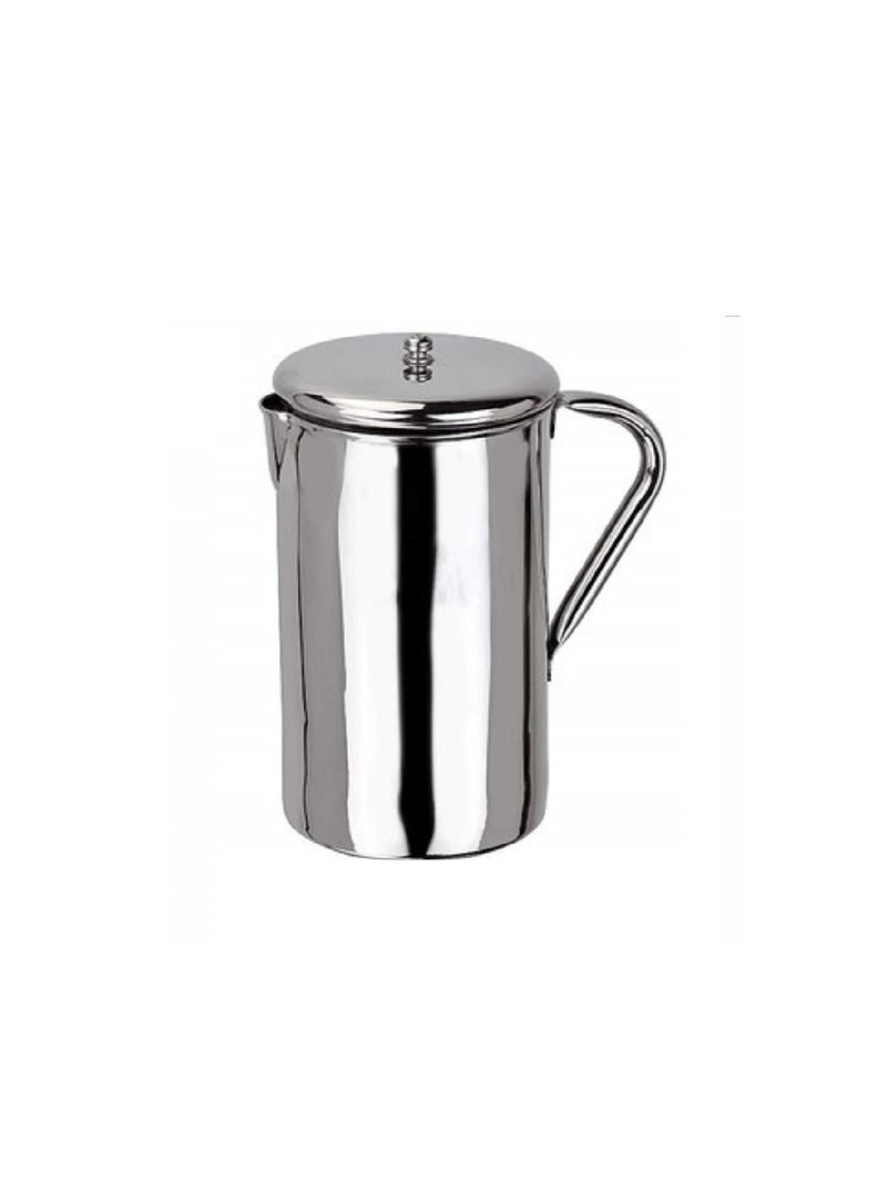 TAJ 2-Pieces Stainless Steel Jug silver 1.3Liters 