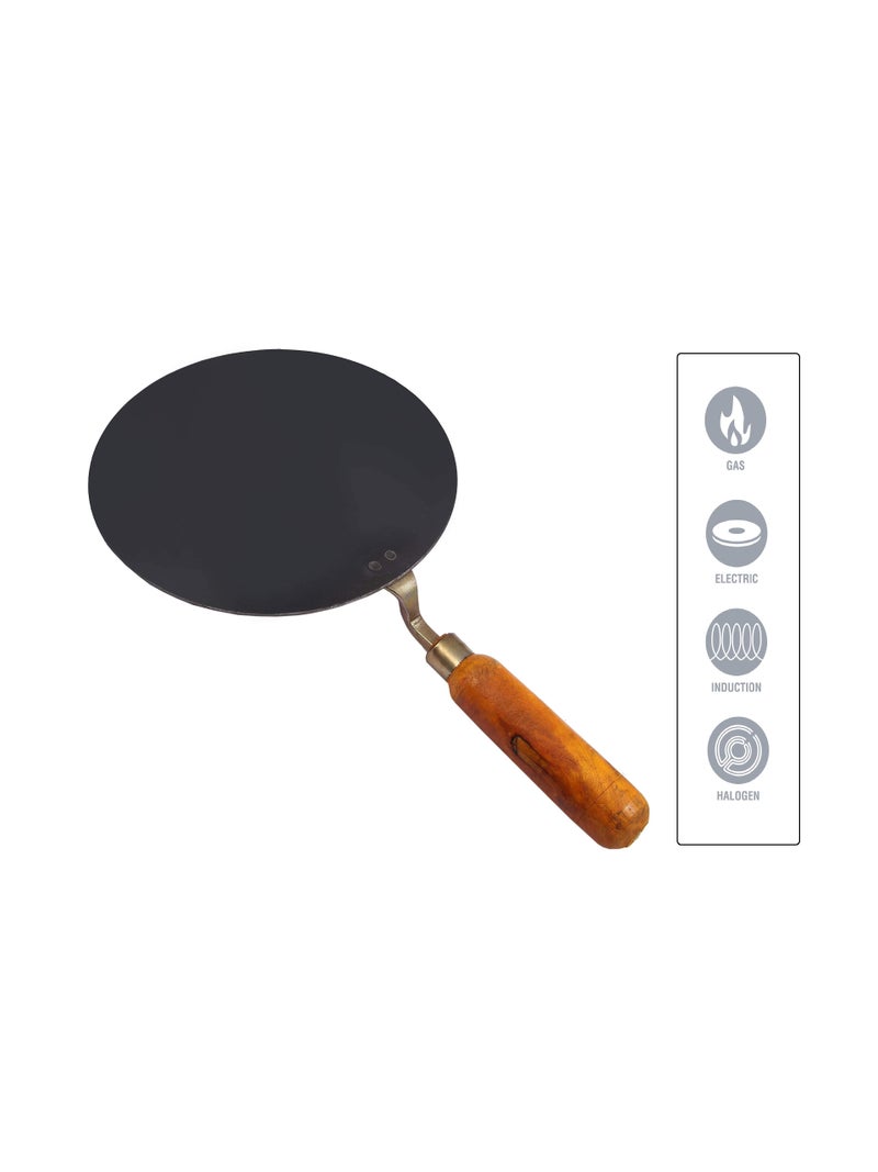 TAJ Iron Flat Roti Tawa Black 12inch  - Image 2