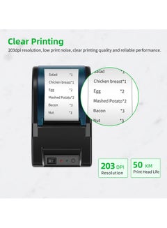 Generic USB Thermal Receipt Printer Black  - Image 3