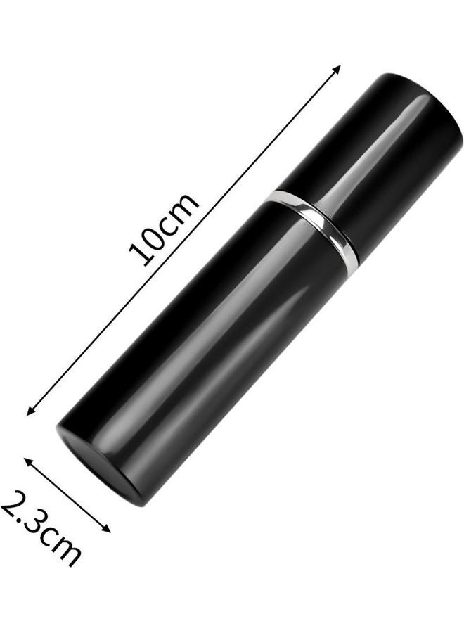 ماركة غير محددة طقم زجاجات عطر صغيرة محمولة وقابلة لإعادة التعبئة مكون من 5 قطع. أسود/ فضي  - Image 2