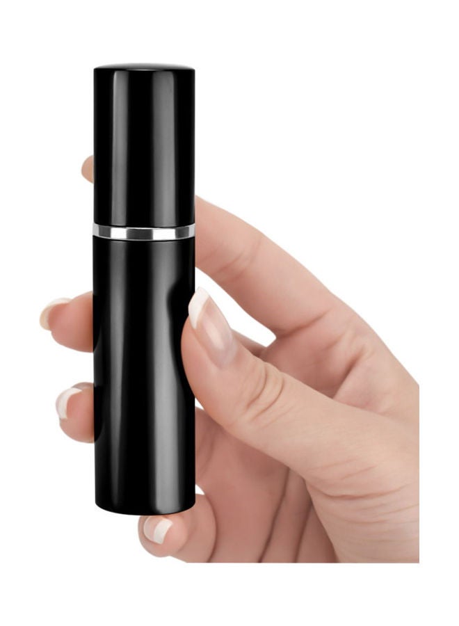 ماركة غير محددة طقم زجاجات عطر صغيرة محمولة وقابلة لإعادة التعبئة مكون من 5 قطع. أسود/ فضي  - Image 4