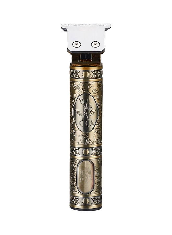 Generic Rechargeable Cordless Professional Beard Hair Trimmer With Combs Brush Gold  - Image 3
