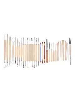 H&B 30-Piece Clay Sculpting Pottery Carving Tools Set Multicolour  - Image 1