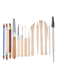 H&B 30-Piece Clay Sculpting Pottery Carving Tools Set Multicolour  - Image 5