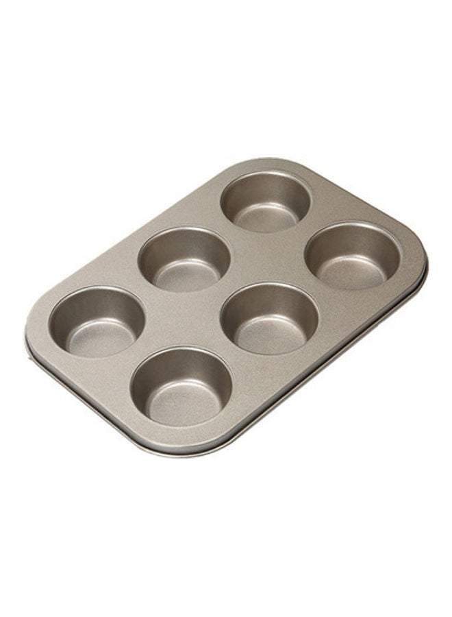 NIBEMINENT Carbon Steel Baking Mould Silver 26x18x3cm