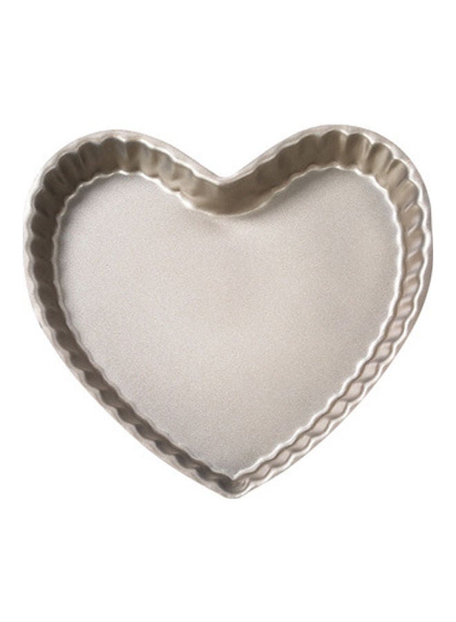 قالب خبز من الفولاذ الكربوني فضي 20x20x3سم