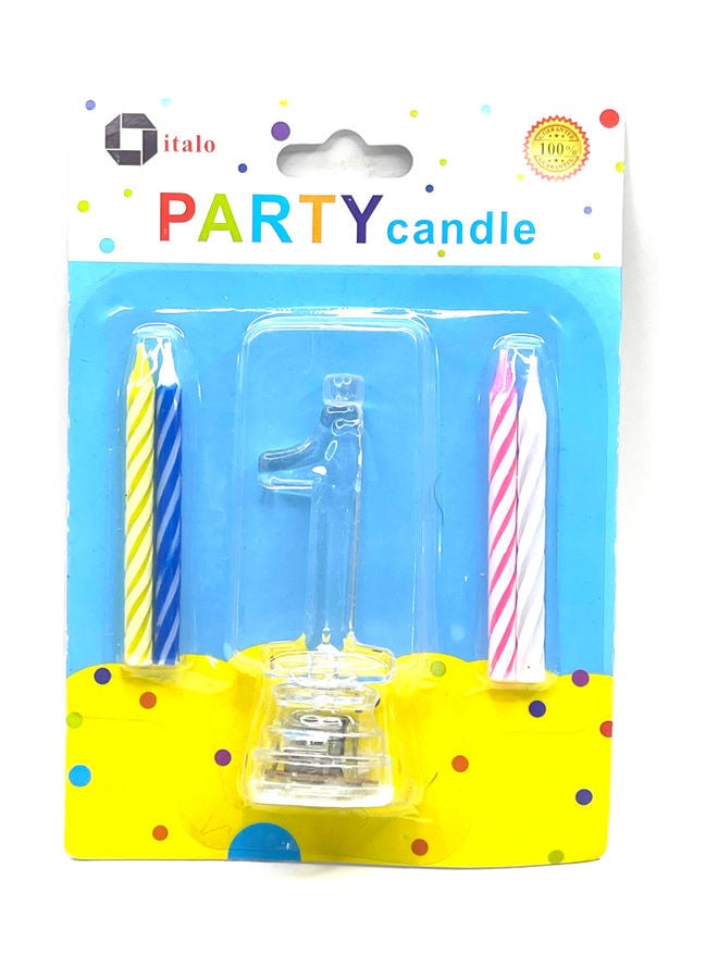 Number 1 Party Candle 
