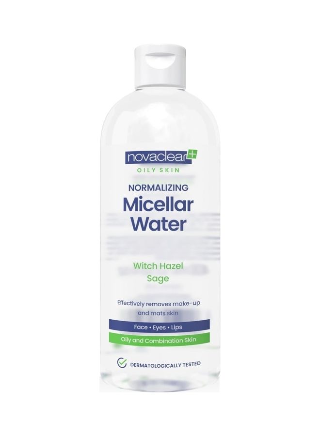 نوفاكلير ماء الميسيلار لمعادلة البشرة الدهنية أبيض 400ملليلتر