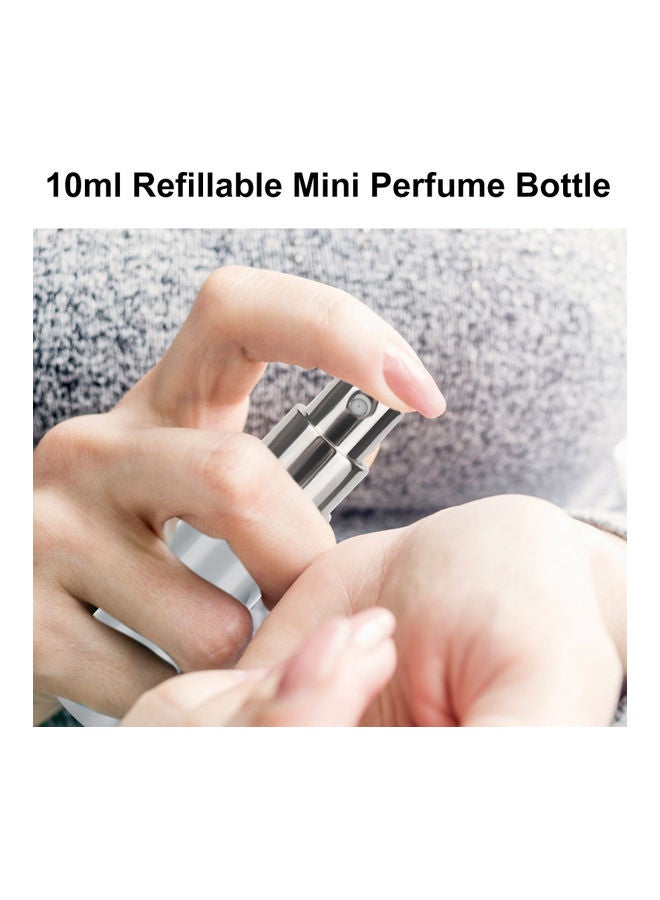 Generic 5-Piece Portable Refillable Mini Perfume Bottles Set Grey/Silver  - Image 4