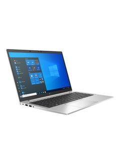 نوت بوك إليت بوك 840 G8 بشاشة مقاس 14 بوصة ومعالج كور I5 وذاكرة رام 16 جيجابايت ومحرك أقراص SSD سعة 512 جيجابايت وبطاقة رسومات إنتل أيريس بلس الإنجليزية/العربية أسود - فضي