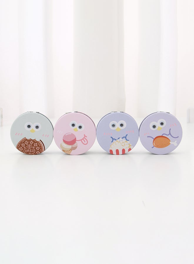 XIMI VOGUE - Big Eyes Foodie Print Compact Mirror Assorted - Image 1