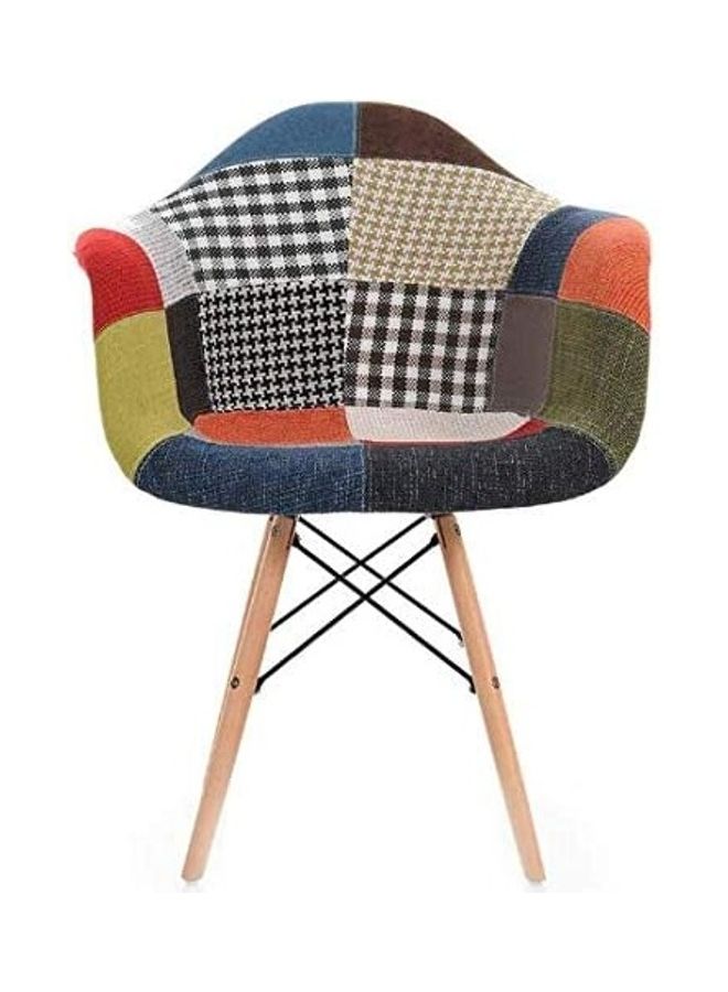 AKF 4-Piece Patchwork Chairs Multicolour - Image 2