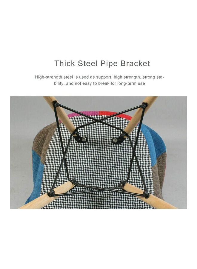 AKF 4-Piece Patchwork Chairs Multicolour - Image 5