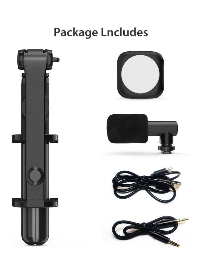 Smartphone Video Kit With Phone Holder Remote Shutter Black - Image 4
