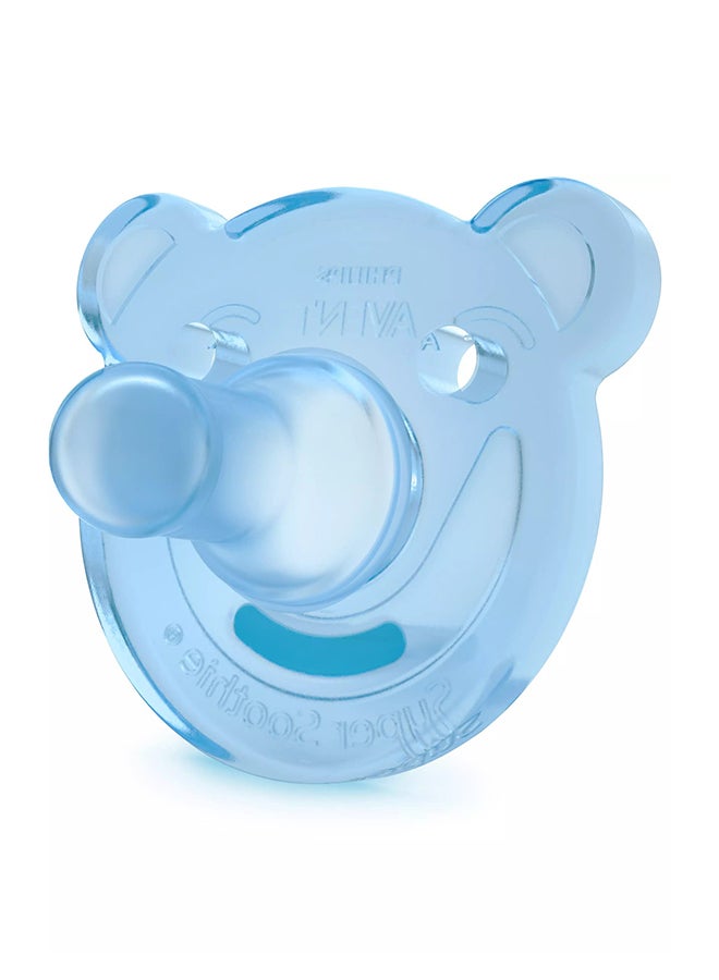 2-Piece Teething Pacifier - Blue/Green