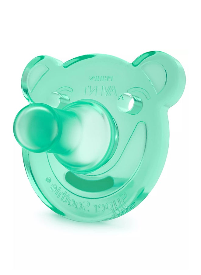 2-Piece Teething Pacifier - Blue/Green