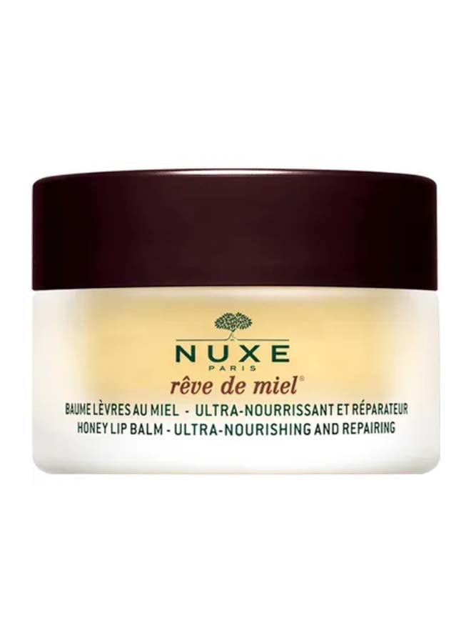 NUXE Reve de Miel Honey Ultra-Nourishing and Repairing Lip Balm Beige 15grams  - Image 1