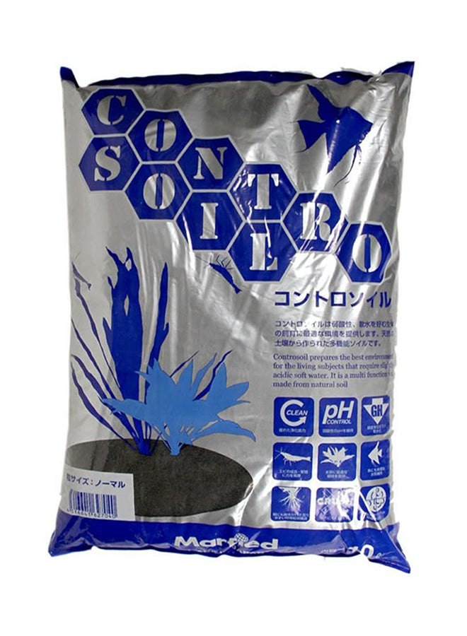 تربة حوض سمك أسود 10لترات