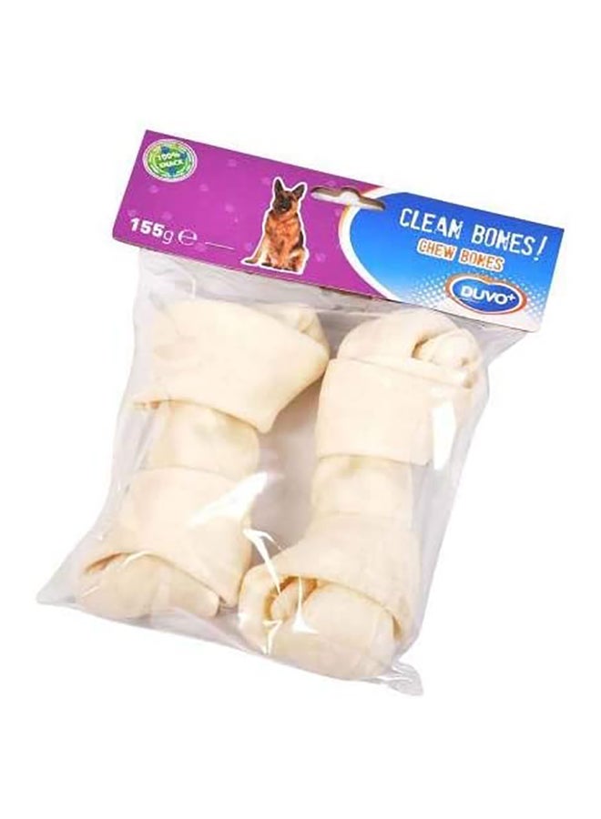 Duvo Clean Knotted Pet Chew Bone 155grams