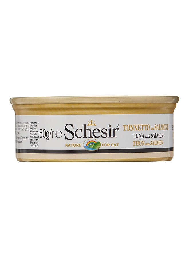 Schesir Pet Multi Pack Can Tuna With Salmon Multicolour 50 gmx6 - Image 1