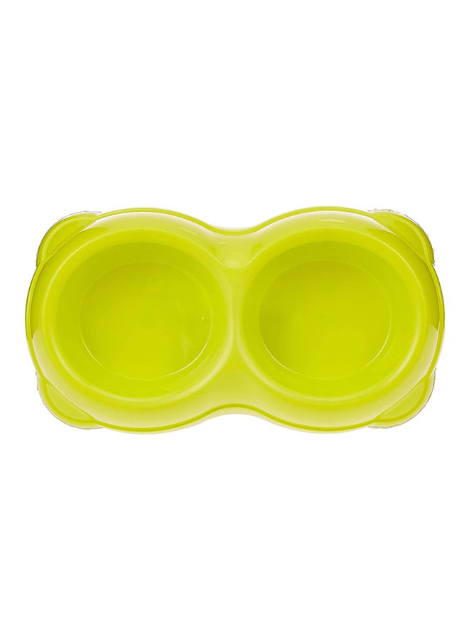 MODERNA Double Smart Pet Bowl Yellow 330ml - Image 2