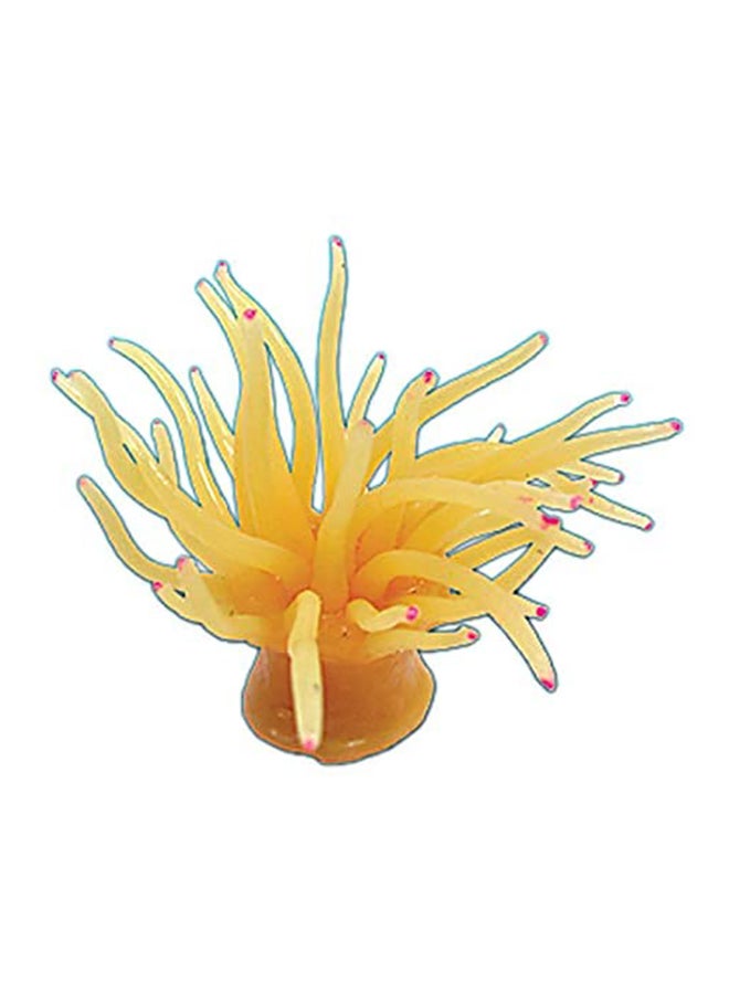Anenome Condylactis Replica Coral Yellow 3.75x3.75x3cm