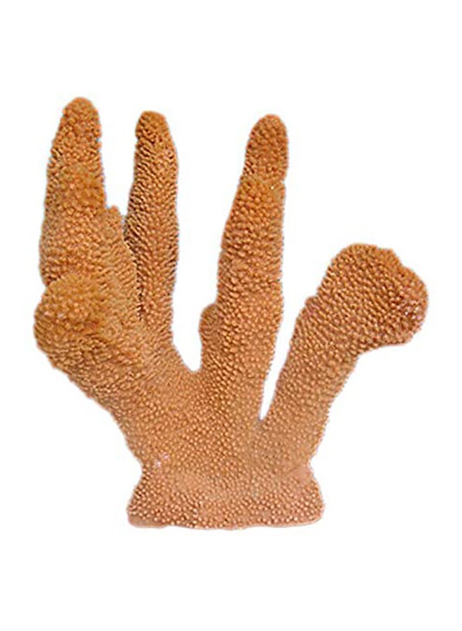 Pocillopora Eydouxi Pillar Coral Replica Orange 11x9x13 Inch