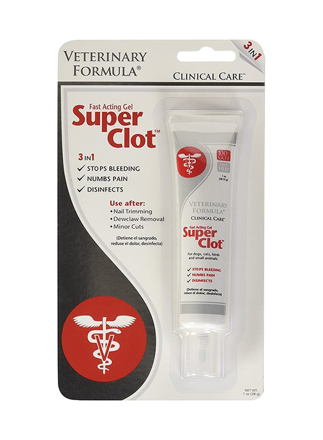 SynergyLabs Veterinary Formula Super Blood Clot Stopper Gel White 28grams  - Image 1