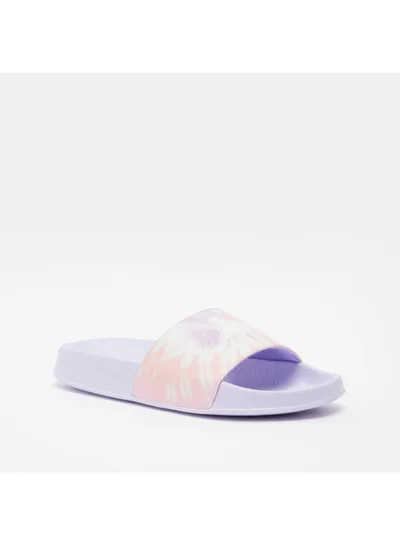 Kappa Comfortable Stylish Slides Pink/White/Purple