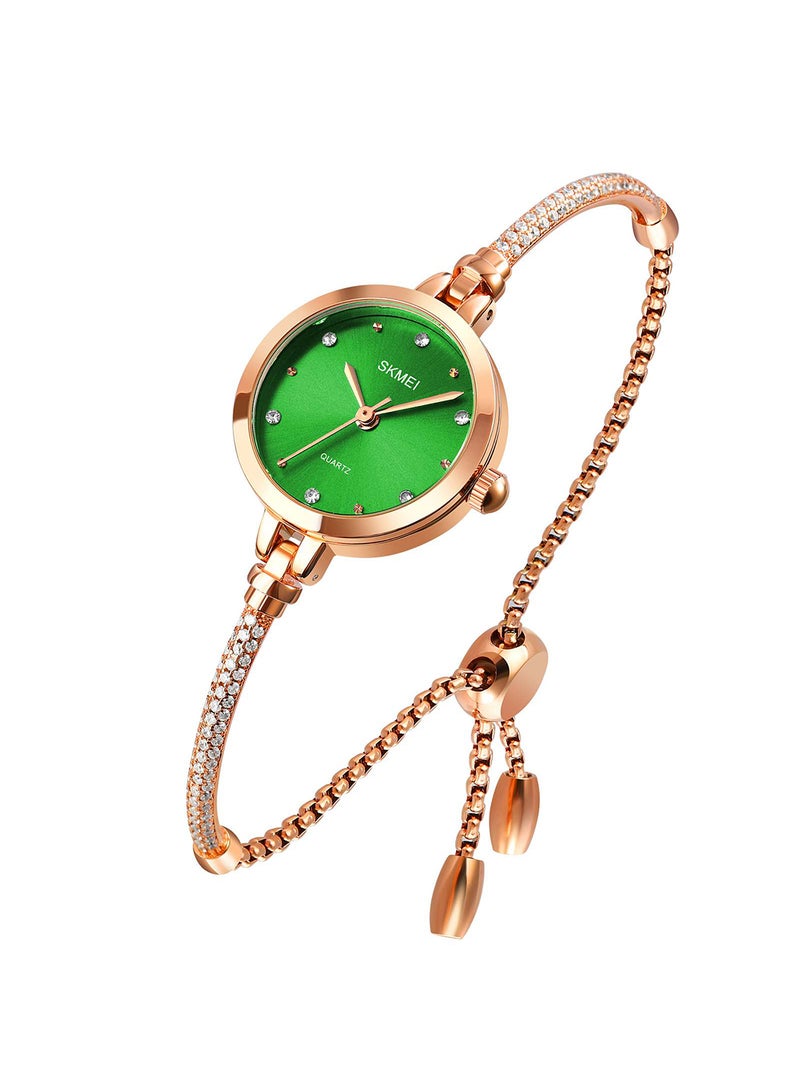 SKMEI - Women's Simple Wo Quartz  Fashion Thin  Watch 1805GN - Image 1