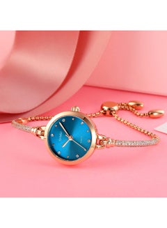 SKMEI Women's Simple Wo Quartz  Fashion Thin  Watch 5081BU  - Image 4
