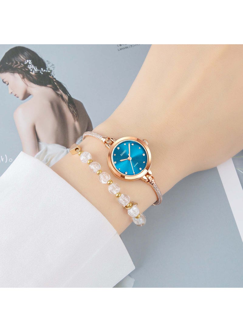 SKMEI Women's Simple Wo Quartz  Fashion Thin  Watch 5081BU - Image 5