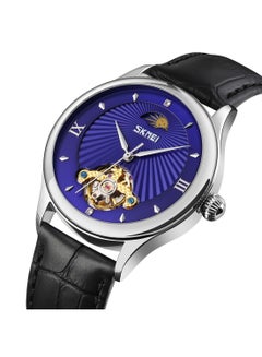 SKMEI Men's Mechanical Stainless Steel Automatic Watch 9251BKBU  - Image 2