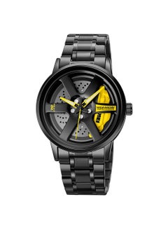 SKMEI Men's Wheels Rolling Creative Fashion Butterfly Double Snap Watch 7871YL  - Image 1