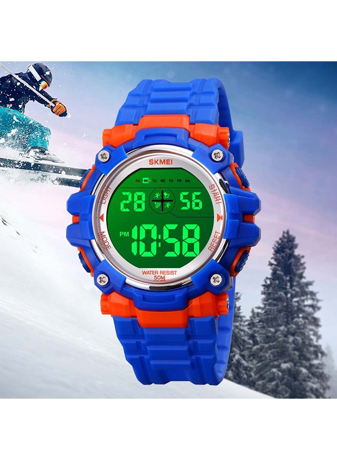 سكمي ساعة تقويم إلكترونية مضيئة 3 بار مقاومة للماء للأطفال ساعة يد رقمية 1616 - Image 5
