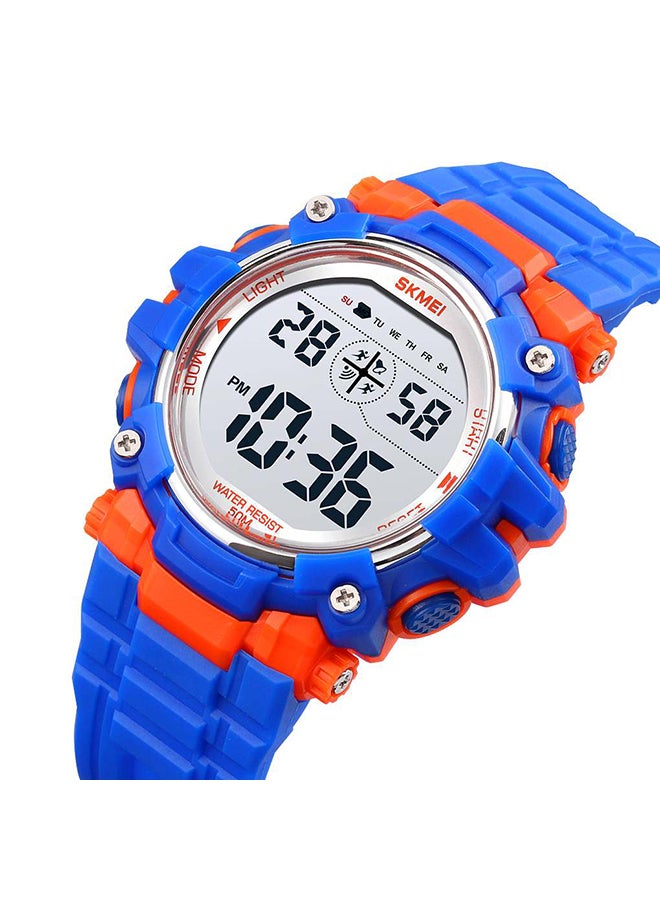 سكمي ساعة تقويم إلكترونية مضيئة 3 بار مقاومة للماء للأطفال ساعة يد رقمية 1616 - Image 3
