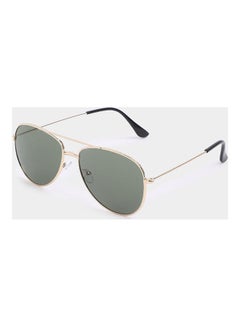 Men's Slim Temple Aviator Sunglasses