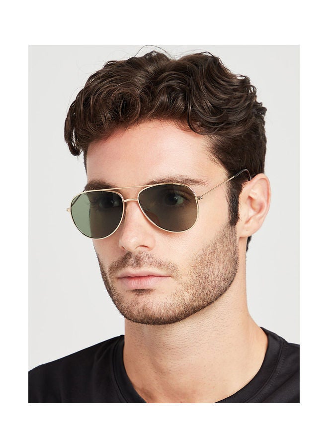 SunBurn by Styli - Men's Slim Temple Aviator Sunglasses - Image 1