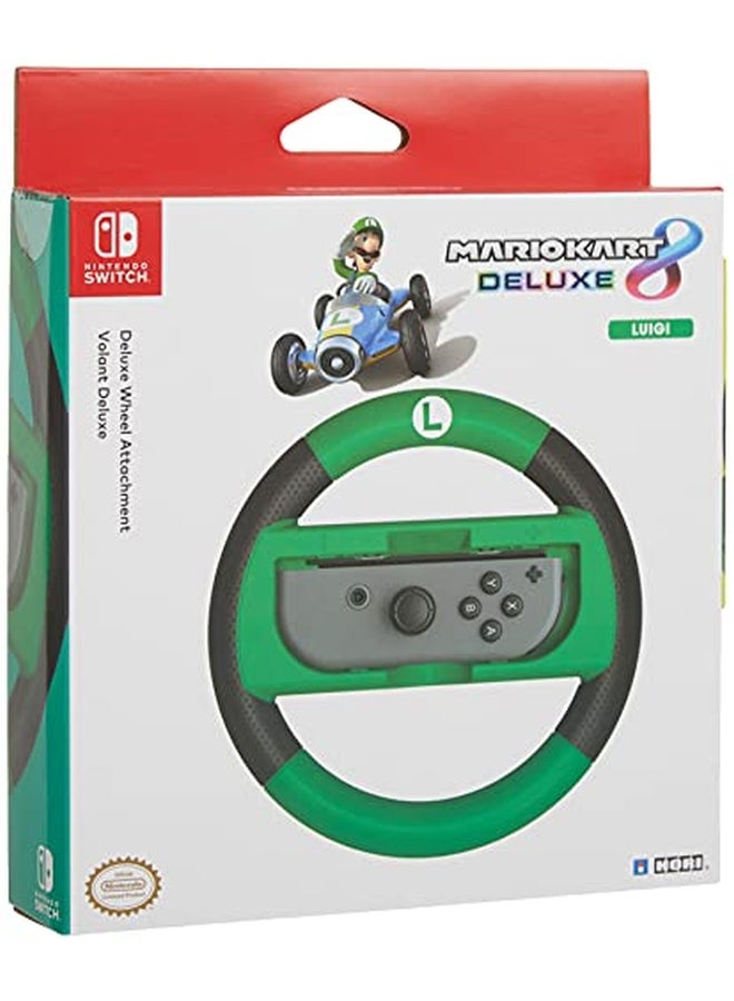 HORI Nintendo Switch Mario Kart 8 Deluxe Wheel Luigi Version - Image 1