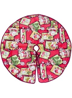 Decorative Christmas Tree Skirt Bottom Multicolour 60x60cm