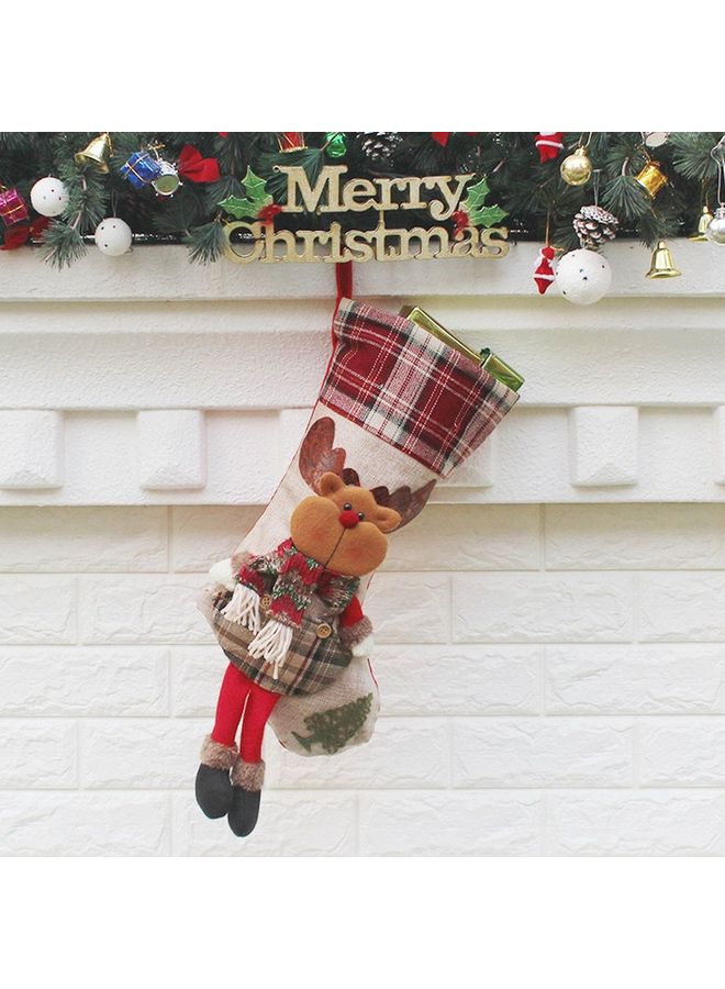 Christmas Stockings Gift Holder Bag Multicolour 21x25x53cm
