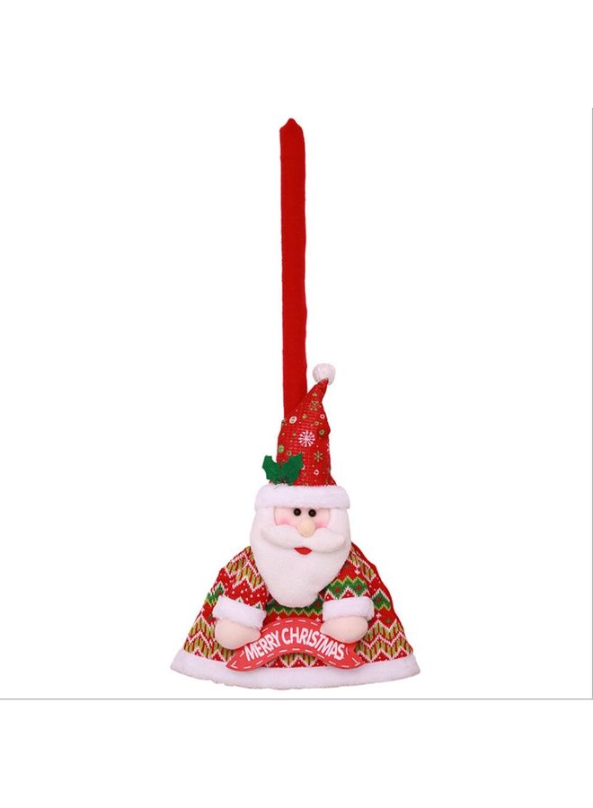 Christmas Decoration Broom Red/White