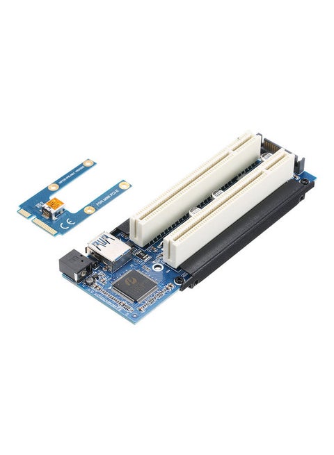 بطاقة محوّل من منفذ PCI-E صغير إلى منفذ PCI متعدد الألوان