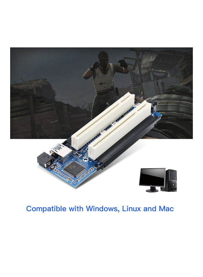 Generic - Mini PCI-E To PCI Adapter Card Multicolour - Image 1
