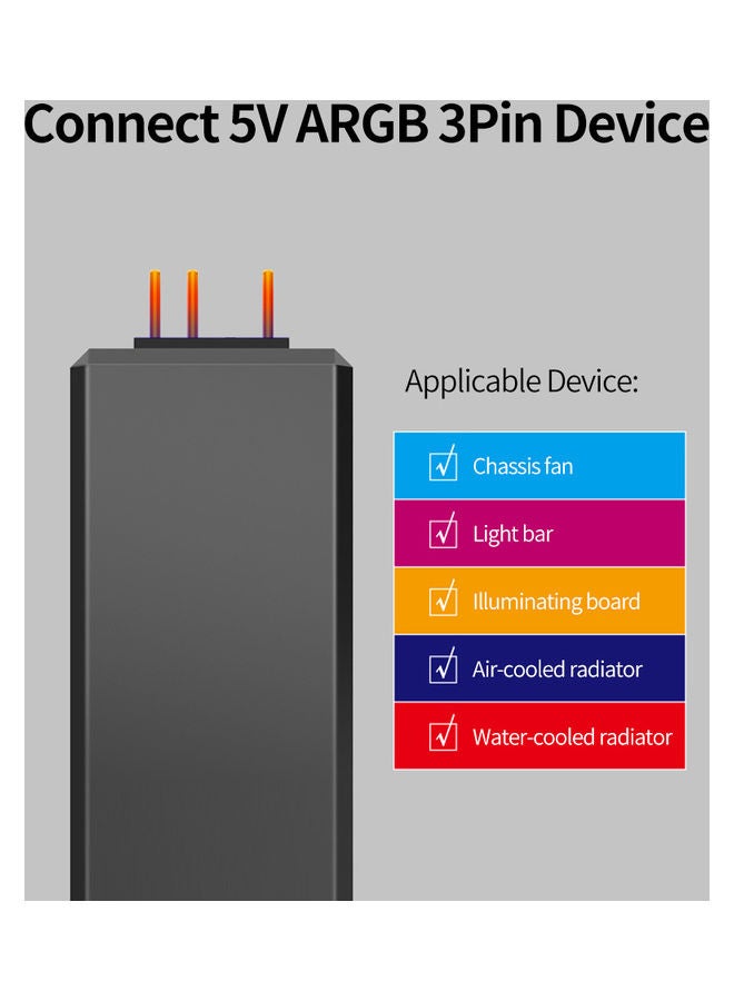 Generic - ARGB Controller Black - Image 1