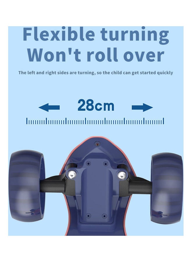 Generic - 3-In-1 Flash Wheel Music Scooter 60x30x80cm - Image 1