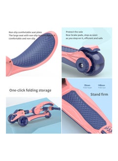 Generic 3-In-1 Flash Wheel Music Scooter 60x30x80cm  - Image 5