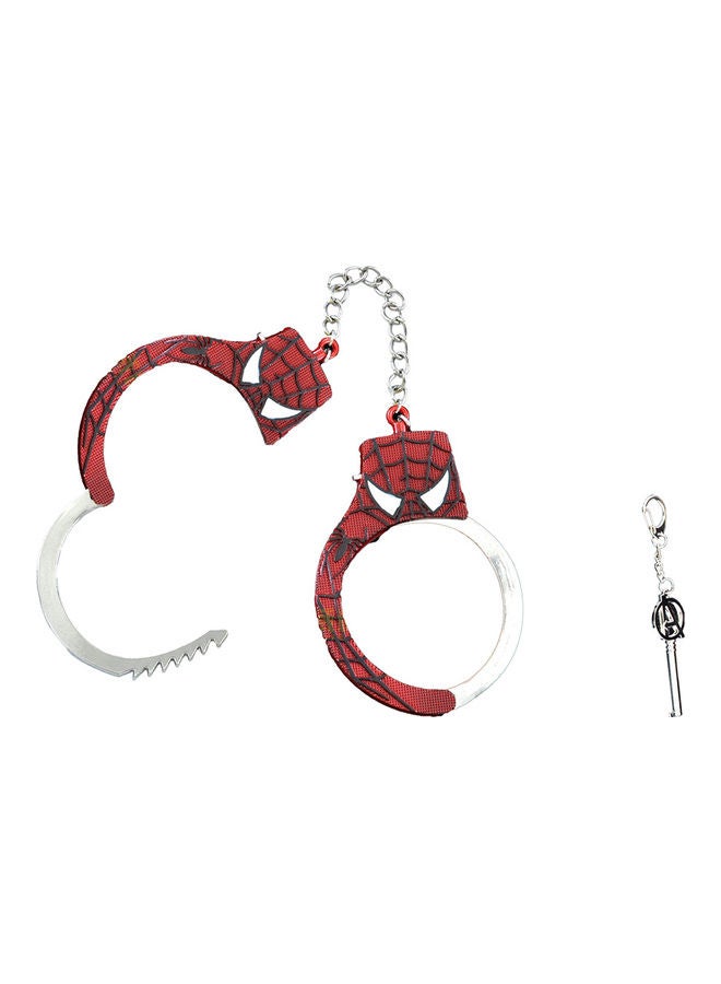MissTiara Superhero Handcuffs With Red Spider Pattern 29 x 6.5 x 1cm  - Image 3